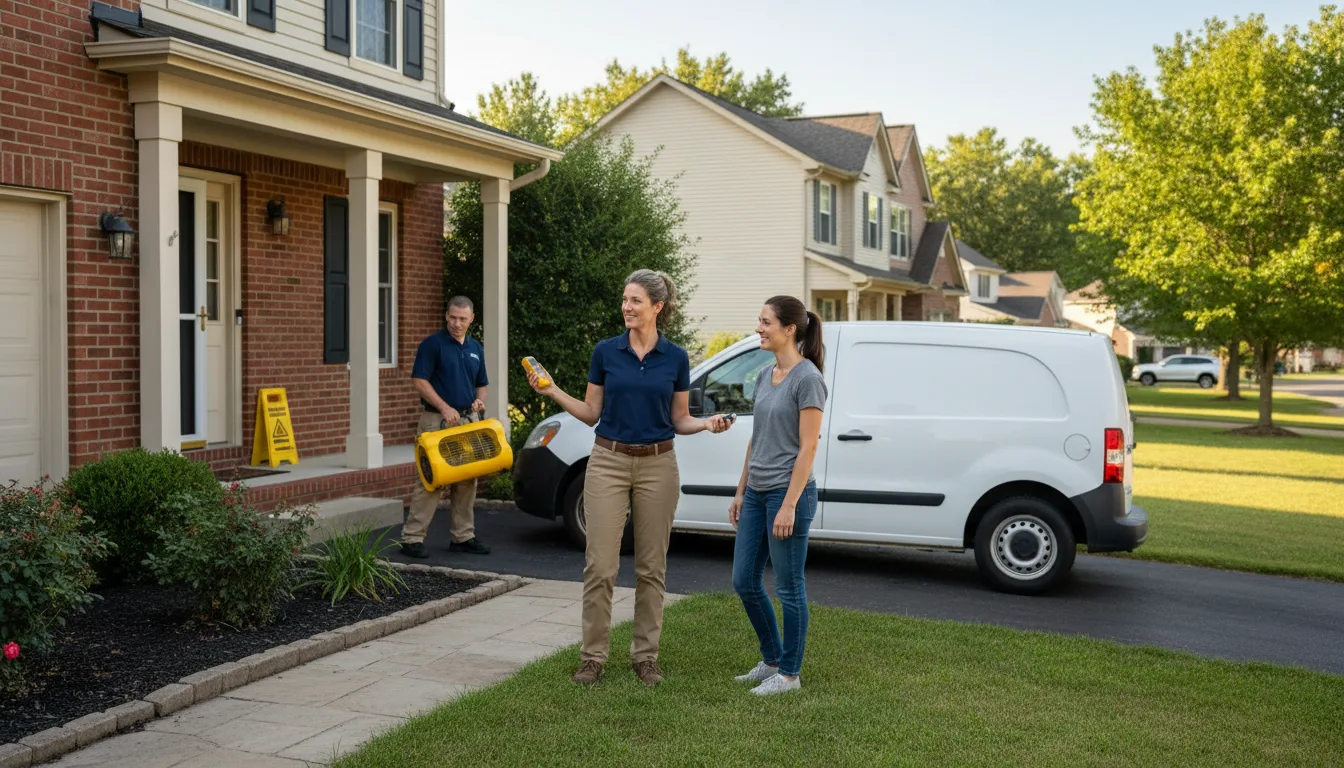 Water restoration image for Mildew Remediation in Vincent, OH